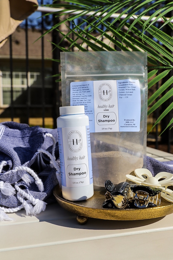 Dry Shampoo Bottle And Refill Bag, Award Winning Product, Clean Beauty  Bundle, Non Aerosol Powder, Refill Our Bottle, All Hair Types/Colors