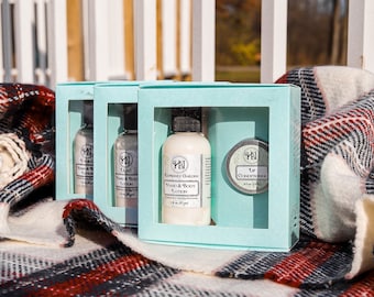 Lotion & Lip Conditioner Gift Box Bundle of 3