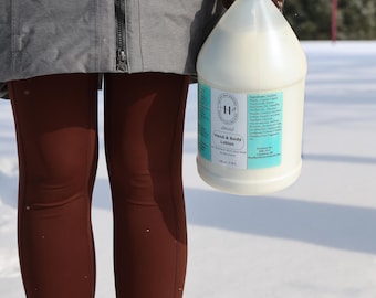 Hand & Body Lotion One Gallon. Perfect for daily use at home, spas, or professional settings.