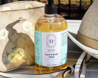 Natural Oil Hand & Body Soap, Gentle Moisturizing Wash, 16 fl. oz.