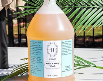 One Gallon Natural Hand & Body Soap – Gentle, Moisturizing Refill