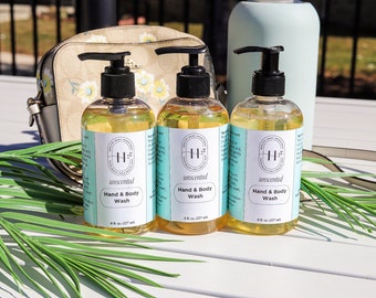 Natural Oil Hand & Body Soap Bundle, Unscented (8 fl. oz. Each)