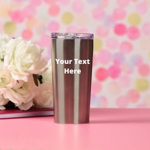 Personalized Custom Engraved Tumblers, Insulated Tumbler Cup, Travel Mug, Stainless Steel Tumbler, Monogram Tumbler, Custom Gifts