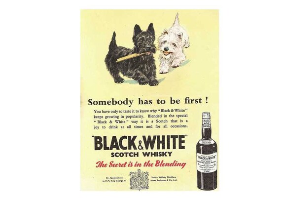 Scotch Whisky Vintage Style Advertising Sign Wall Plaque Vintage Sign
