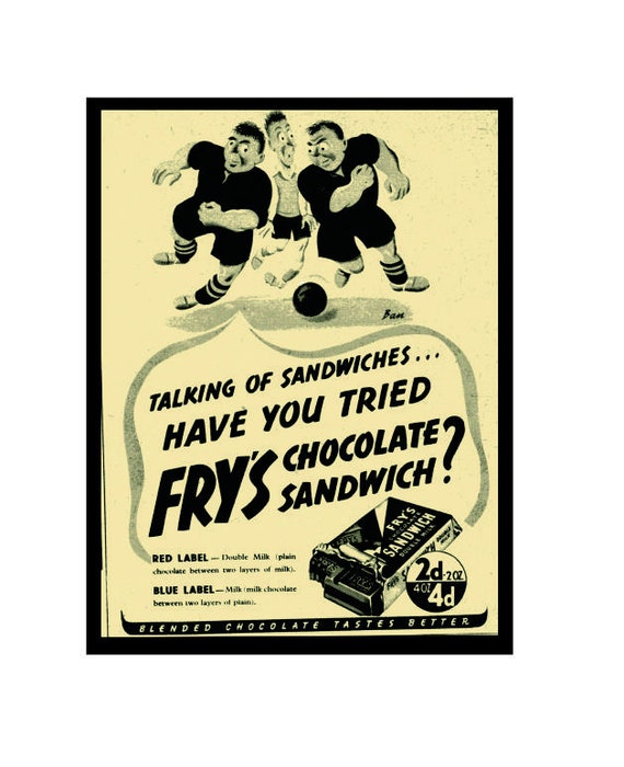 home furnishing items FRYS CHOCOLATE FIVE BOYS metal tin sign