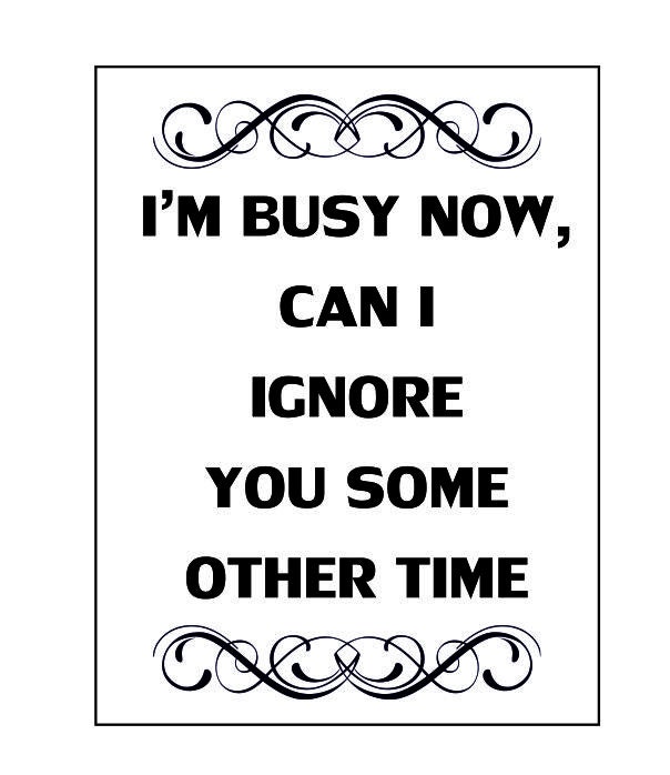 I M Busy Now Can I Ignore You Some Other Time Funny Etsy Australia