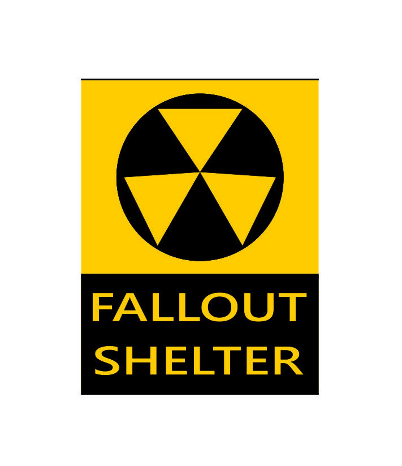Fallout Shelter Vintage Style Metal Advertising Wall Plaque - Etsy
