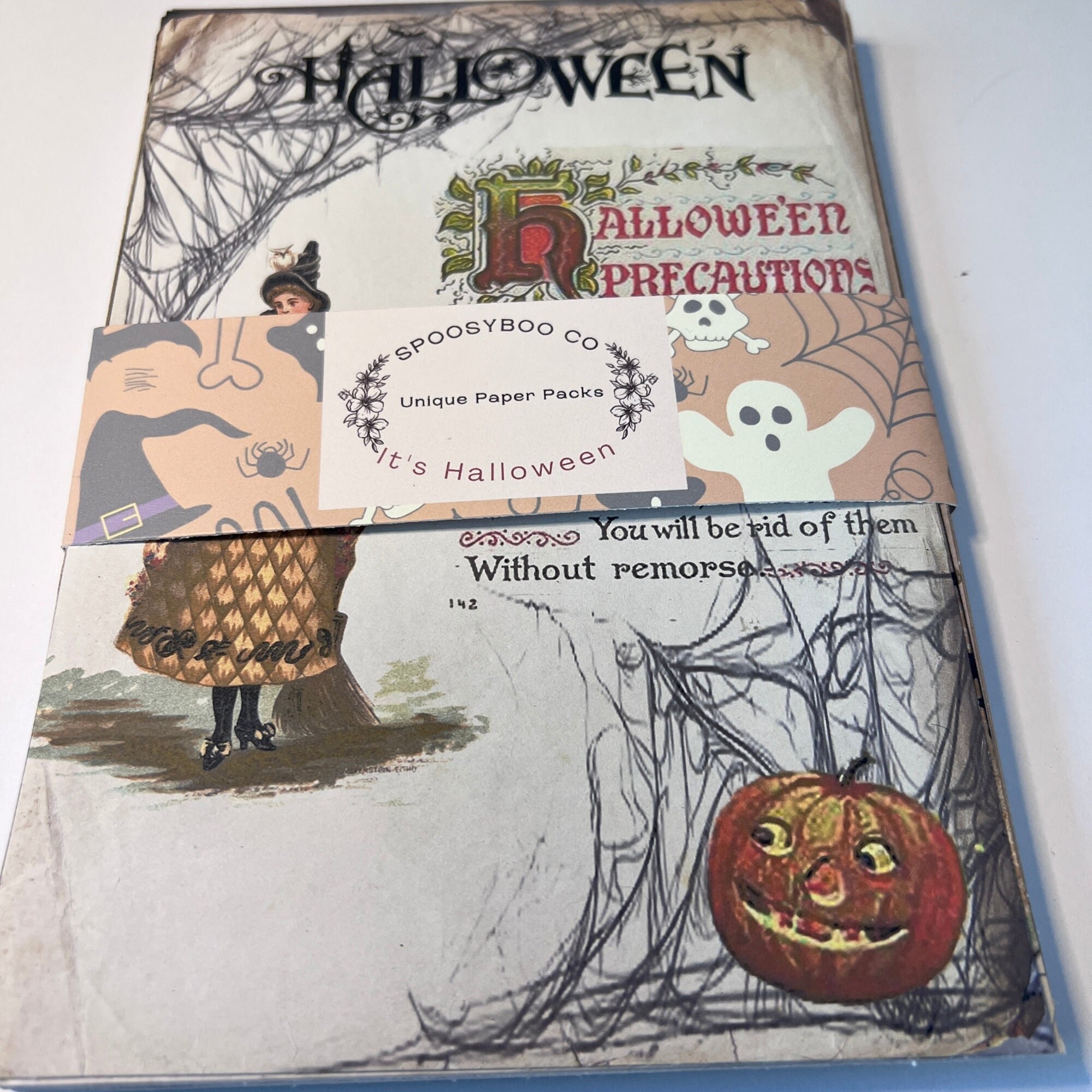 It's Halloween 40 Precuts Cardstock Papers Half Sheets - Etsy