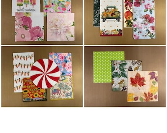 Decoupage Paper Napkins: Collage, Scrapbooking, Mixed Media - Set of 16