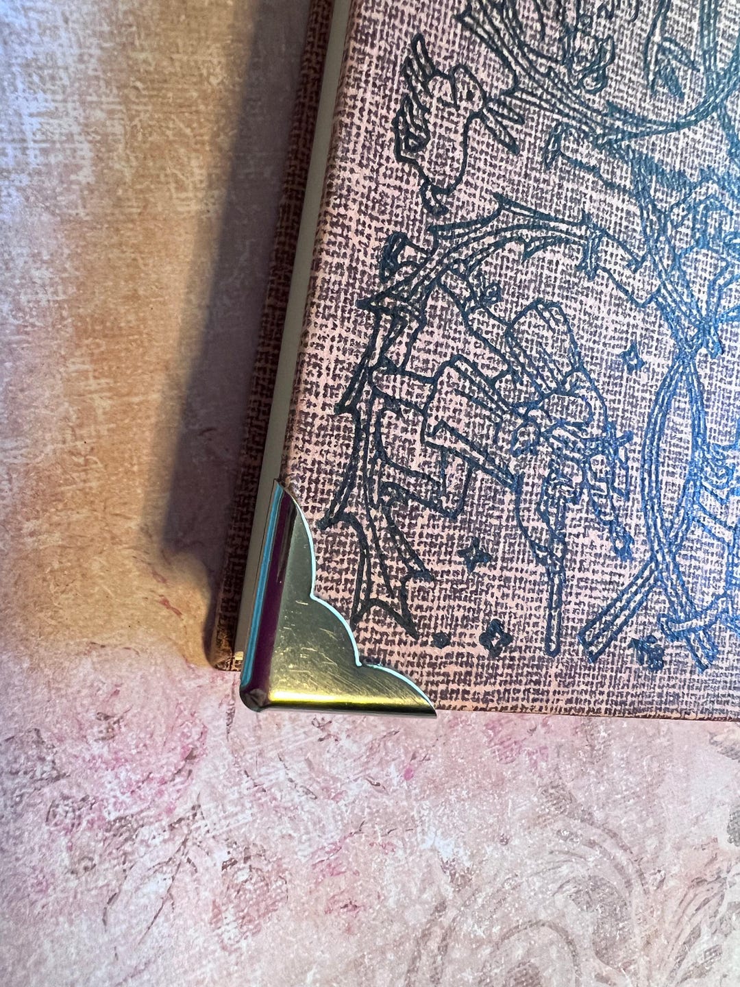 Silver Tone Book Corners for Handmade and Treasured Books - Etsy