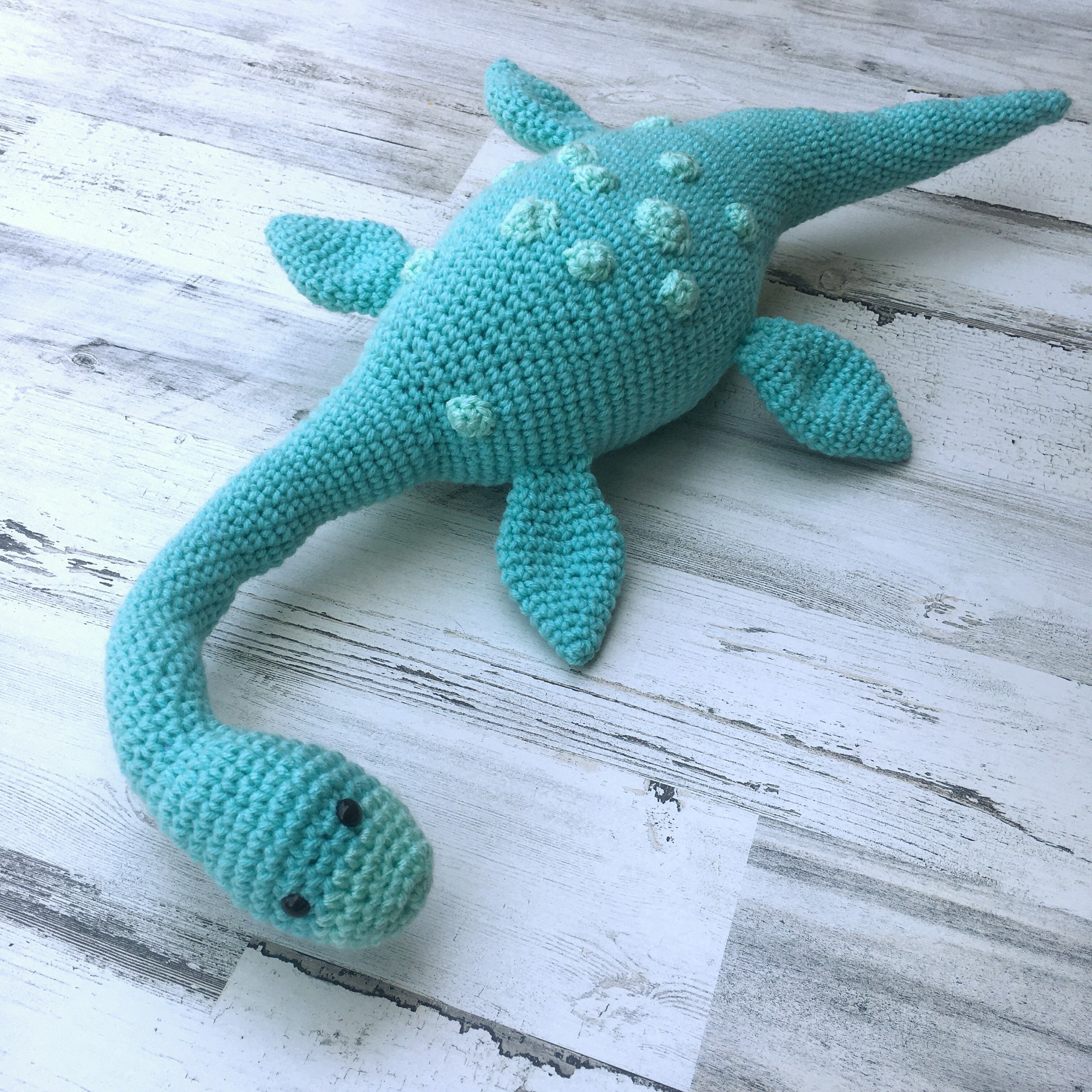 Crochet Loch Ness Monster Plush Toy Stuffed Animal Decor Etsy