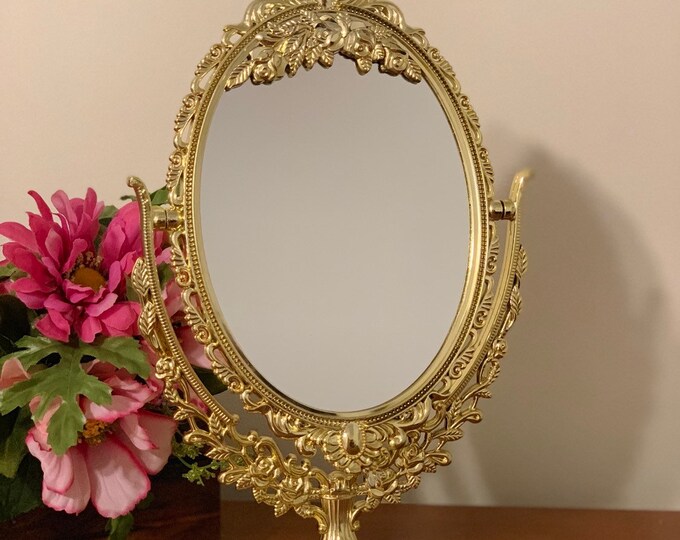 Blank Ornate Gold Table Mirror/stunning Wedding Table Number for Diy