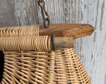 Harnais panier de pêche à la mouche vintage Cabelas Standard 16 saule