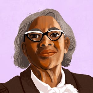 Septima Poinsette Clark - attivista per i diritti civili ed educatrice - stampa artistica, arredamento per la casa, illustrazione