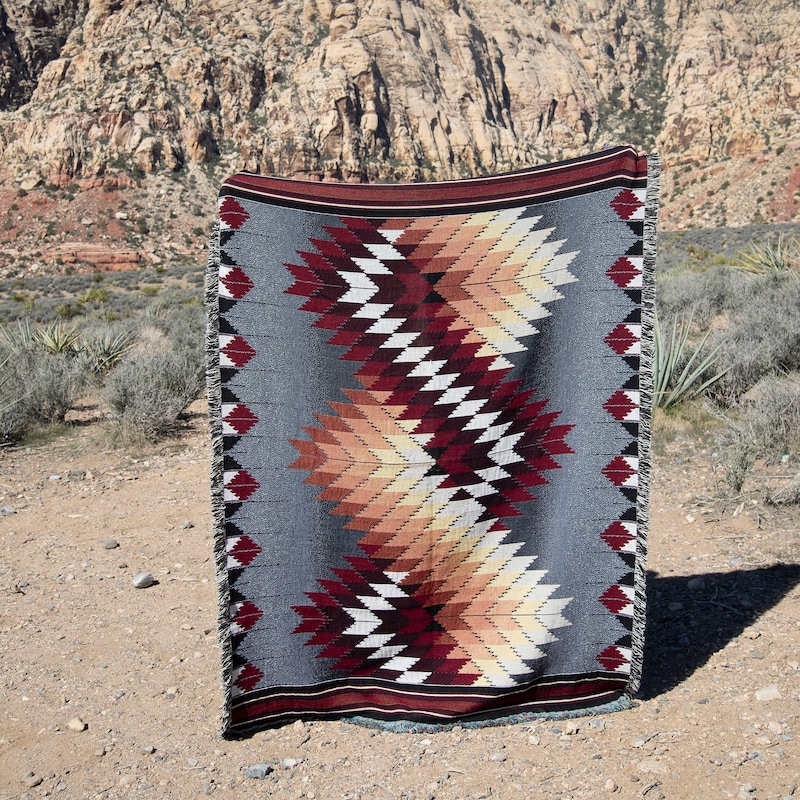 Tribal Blanket Cardigan Wrap
