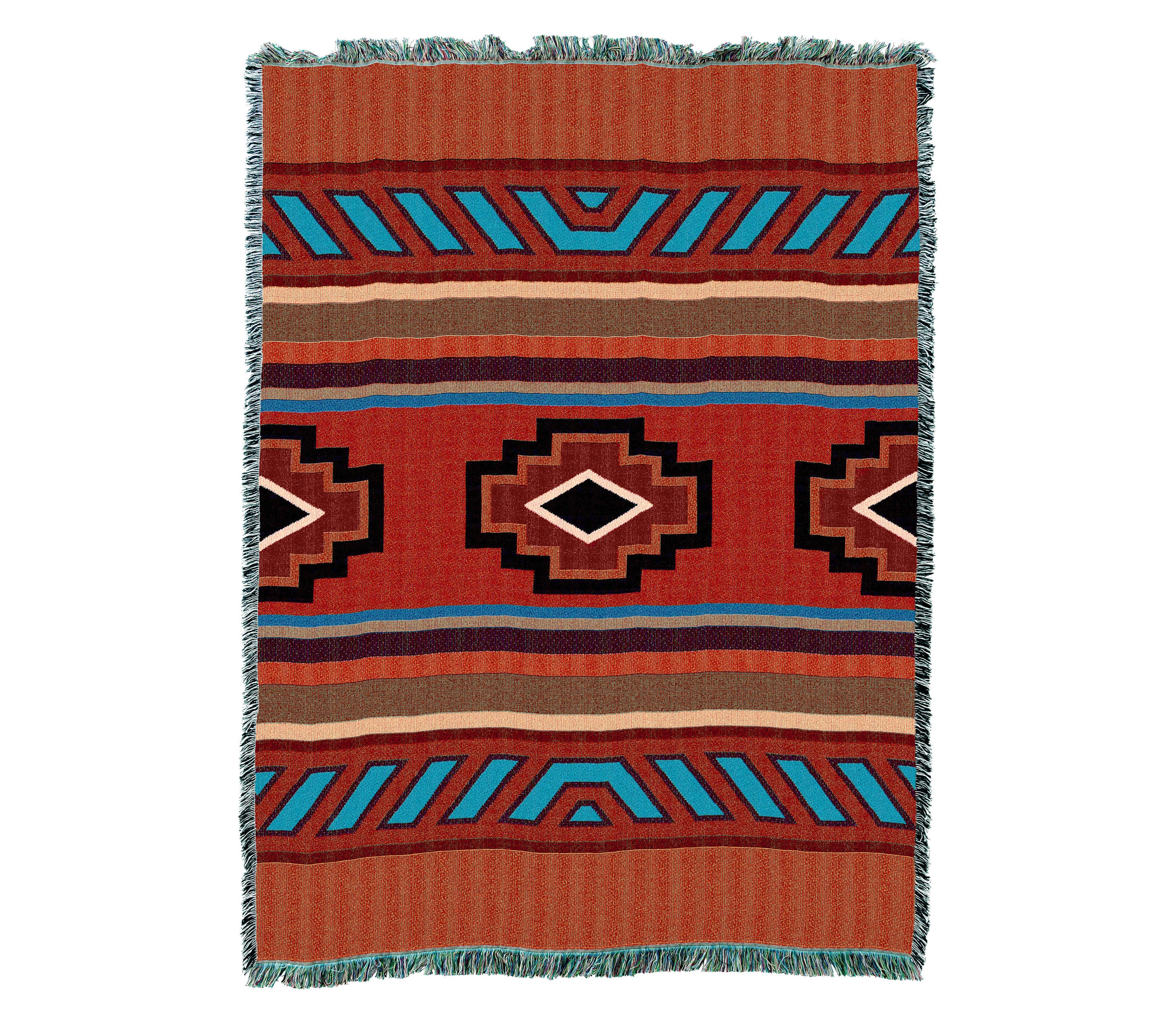 Chimayo - Southwest Native American Inspired Tribal Camp - Cotton Woven ...
