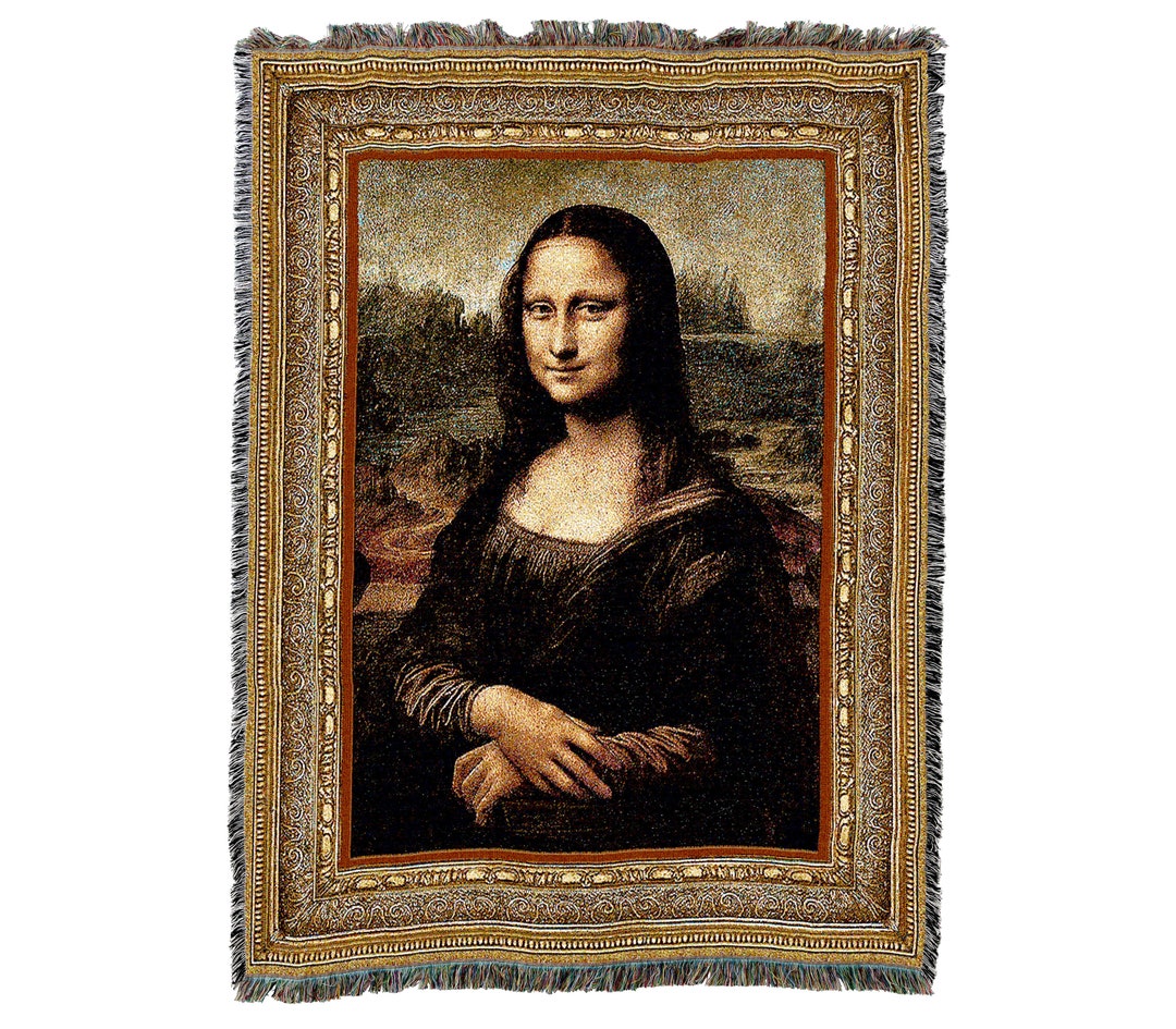 Leonardo Da Vinci's Mona Lisa - Throw Blanket / Tapestry Wall Hang -  PersonalThrows