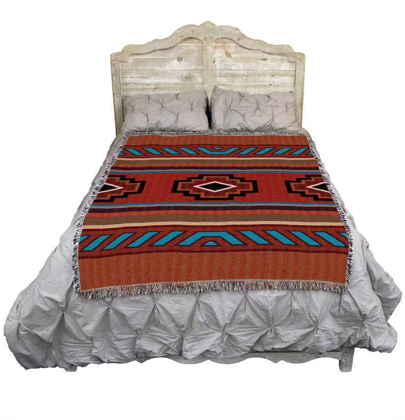 Chimayo - Southwest Native American Inspired Tribal Camp - Cotton Woven ...
