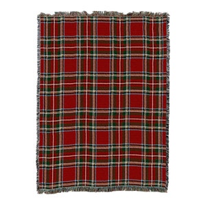  Scot モヘア 62% チェック ブランケット Royal scot blanket - Etsy 日本