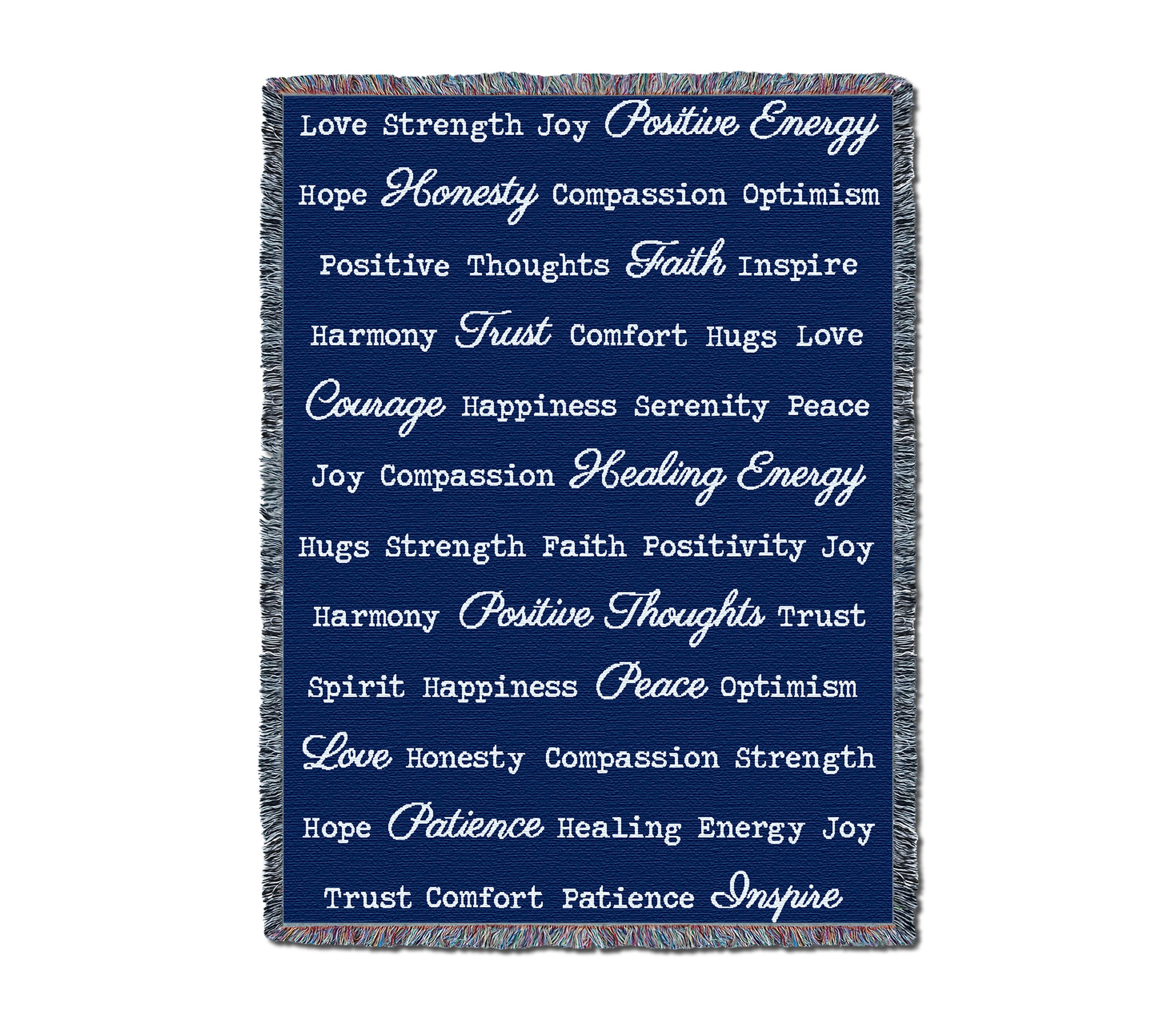 Comfort Woven Tapestry Throw Blanket Blue Super Soft With Etsy