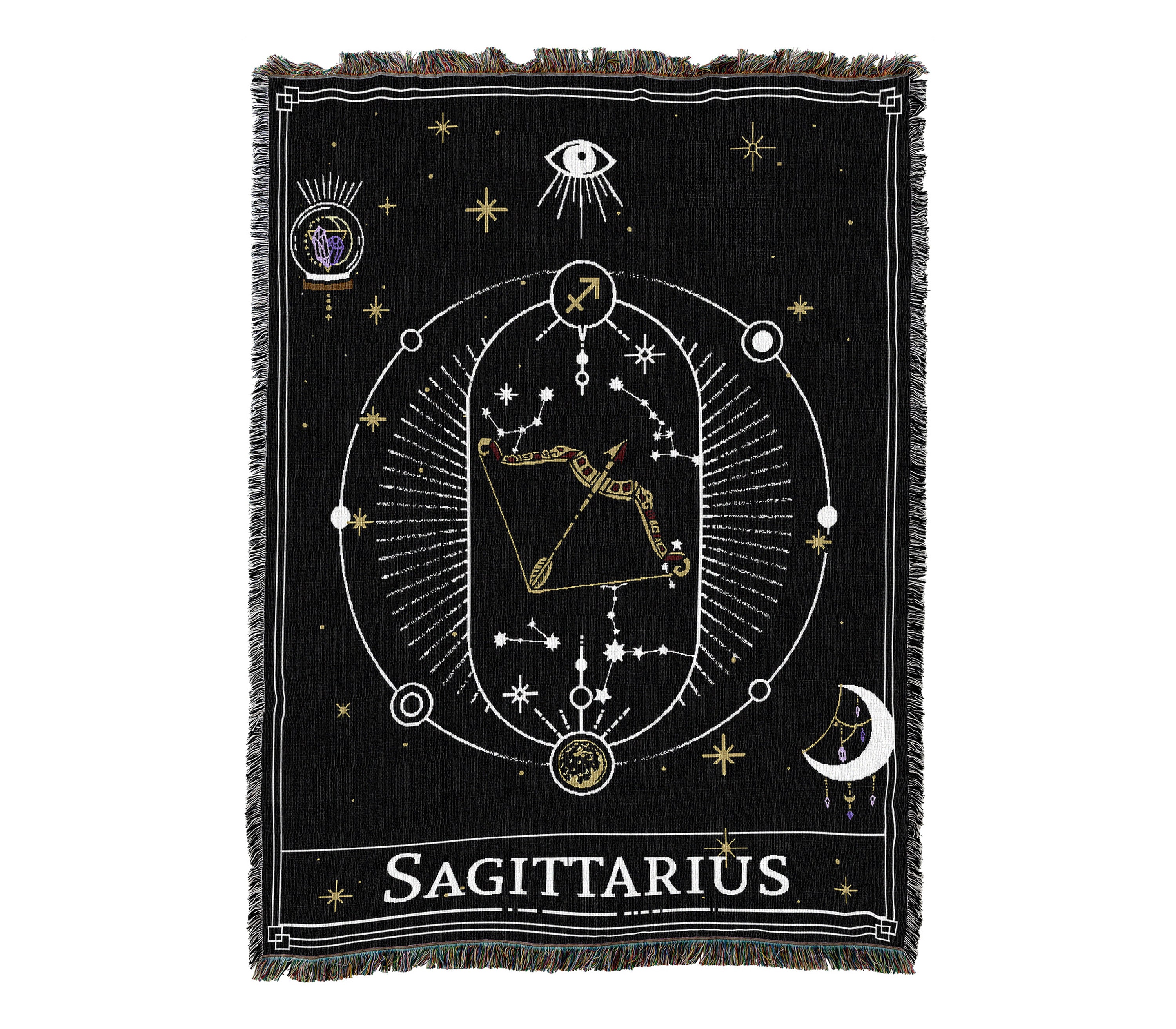 Carta de Tarot del Horóscopo Sagitario Patrón de Etsy España