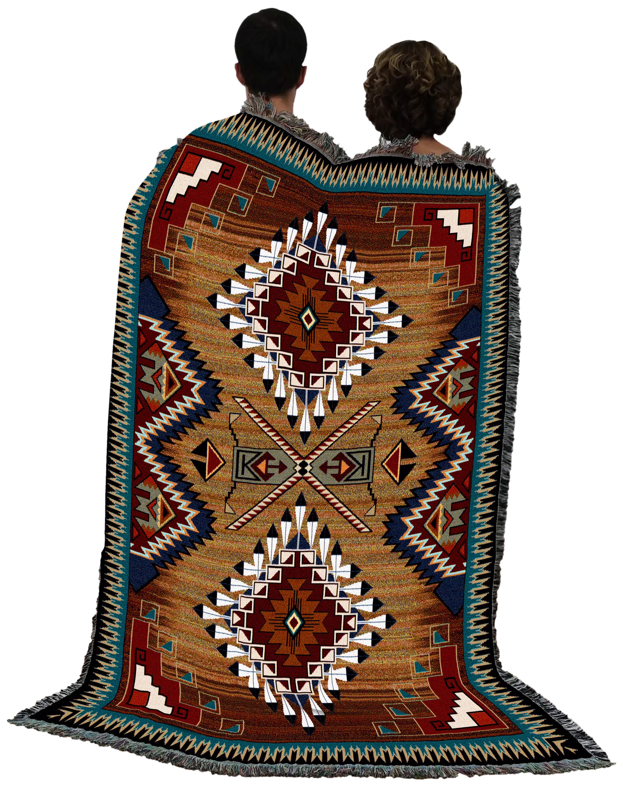 Brazos Southwest Woven Tapestry Blanket Native American - Etsy