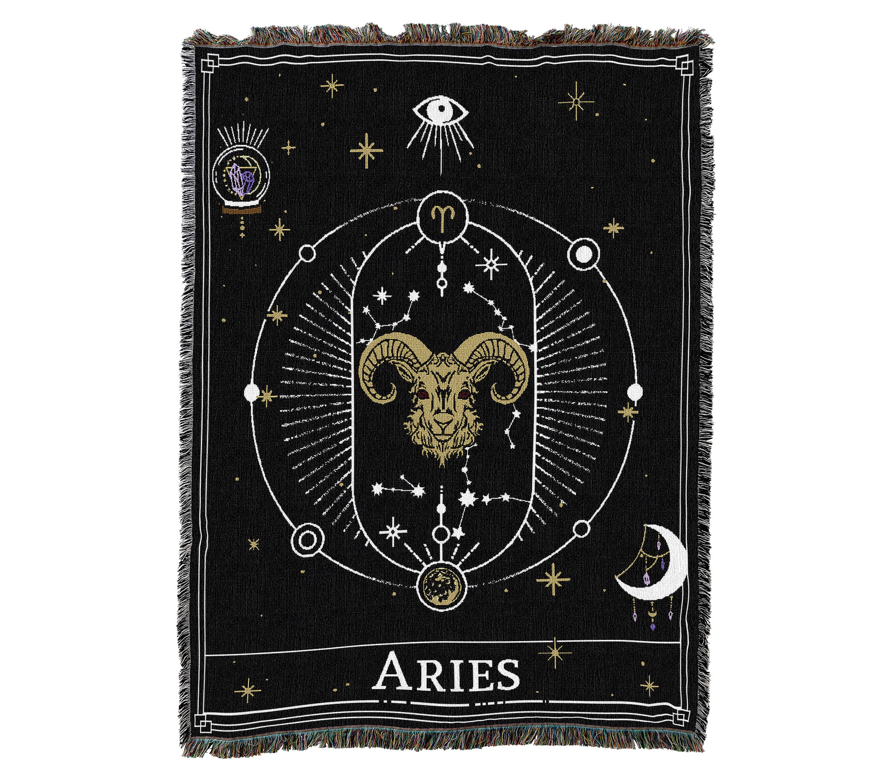 Aries Tarot Card Constellation Pattern Textured - Etsy