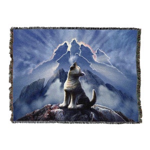 Leader Of The Pack - Jerry LoFaro - Katoen geweven deken plaid - Made in The USA (72x54)