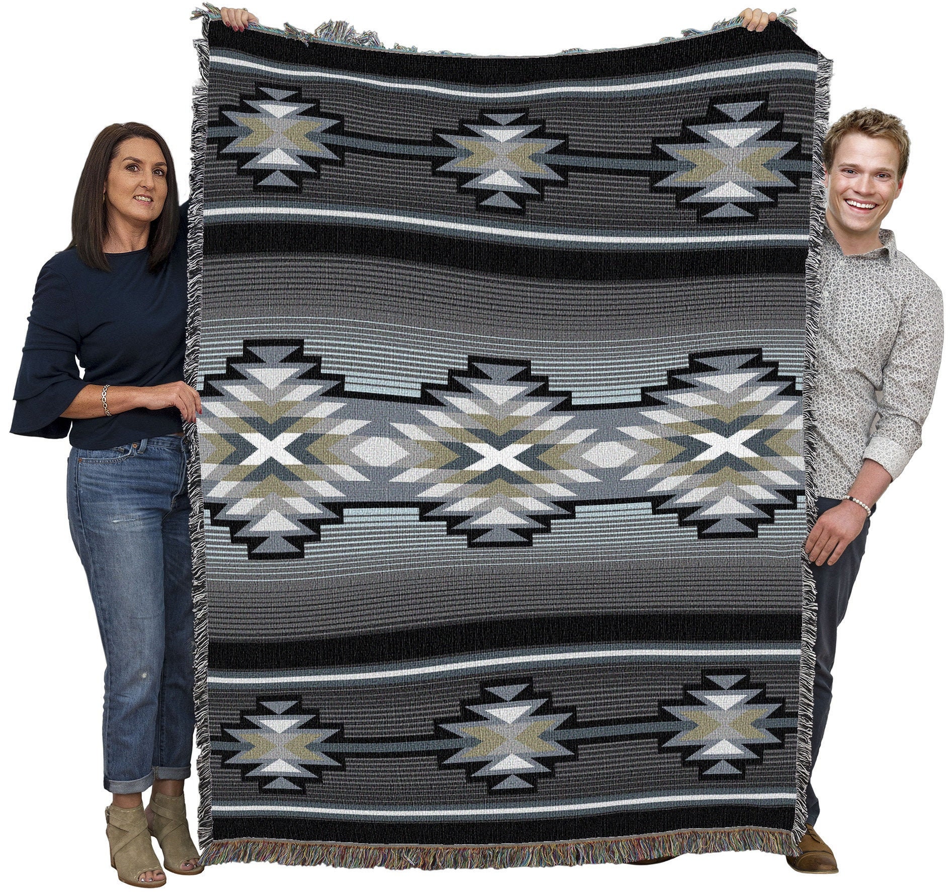 Aydin - Slate - Southwest Native American Inspired Tribal Camp ...