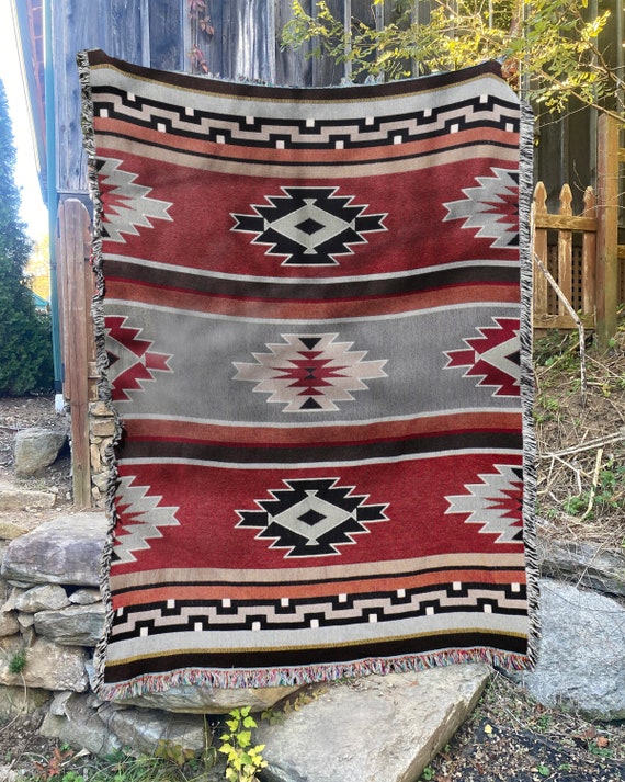 Native american woven blankets hot sale