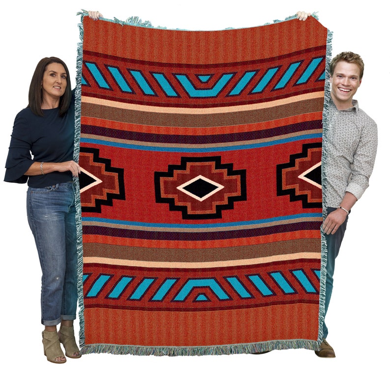 Chimayo - Southwest Native American Inspired Tribal Camp - Cotton Woven ...