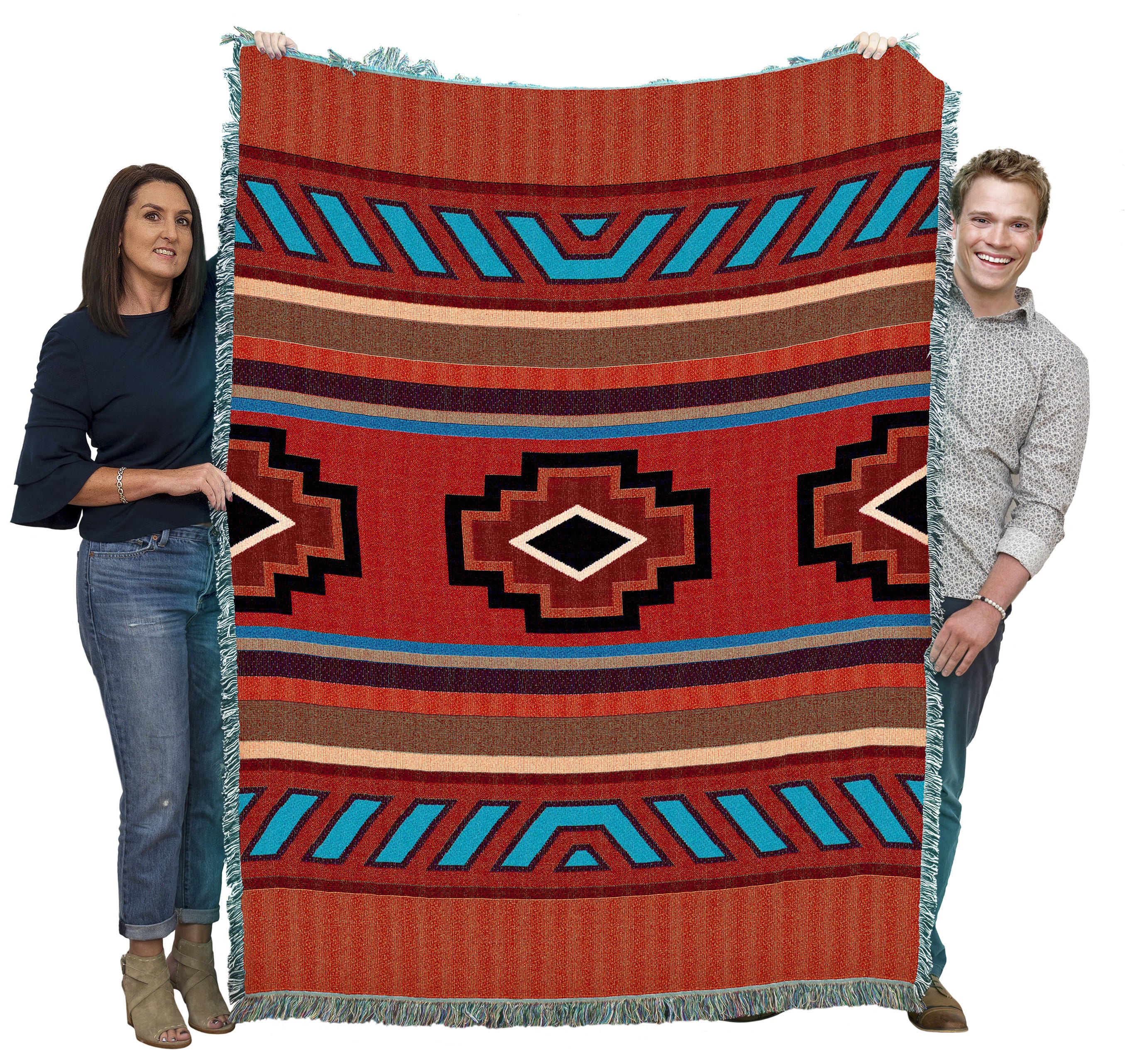 Chimayo - Southwest Native American Inspired Tribal Camp - Cotton Woven ...