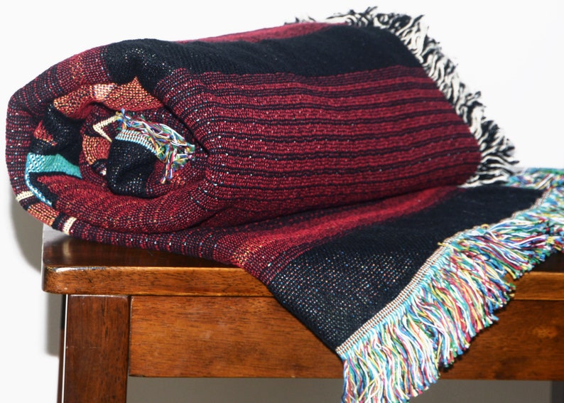 Esme Southwest Woven Tapestry Blanket Native American Etsy