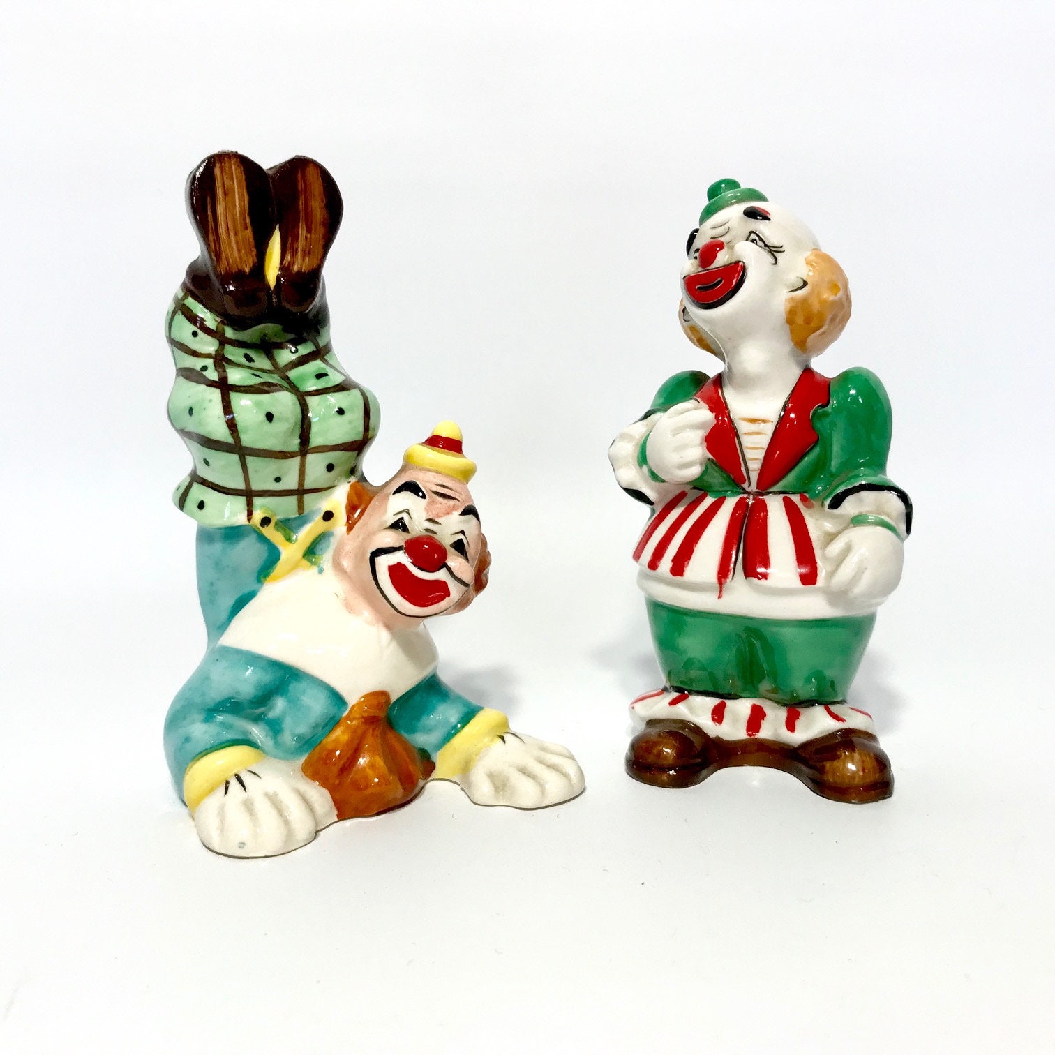 Kitschy Yona Original 1957 Clown Salt and Pepper Shakers Made Etsy Canada