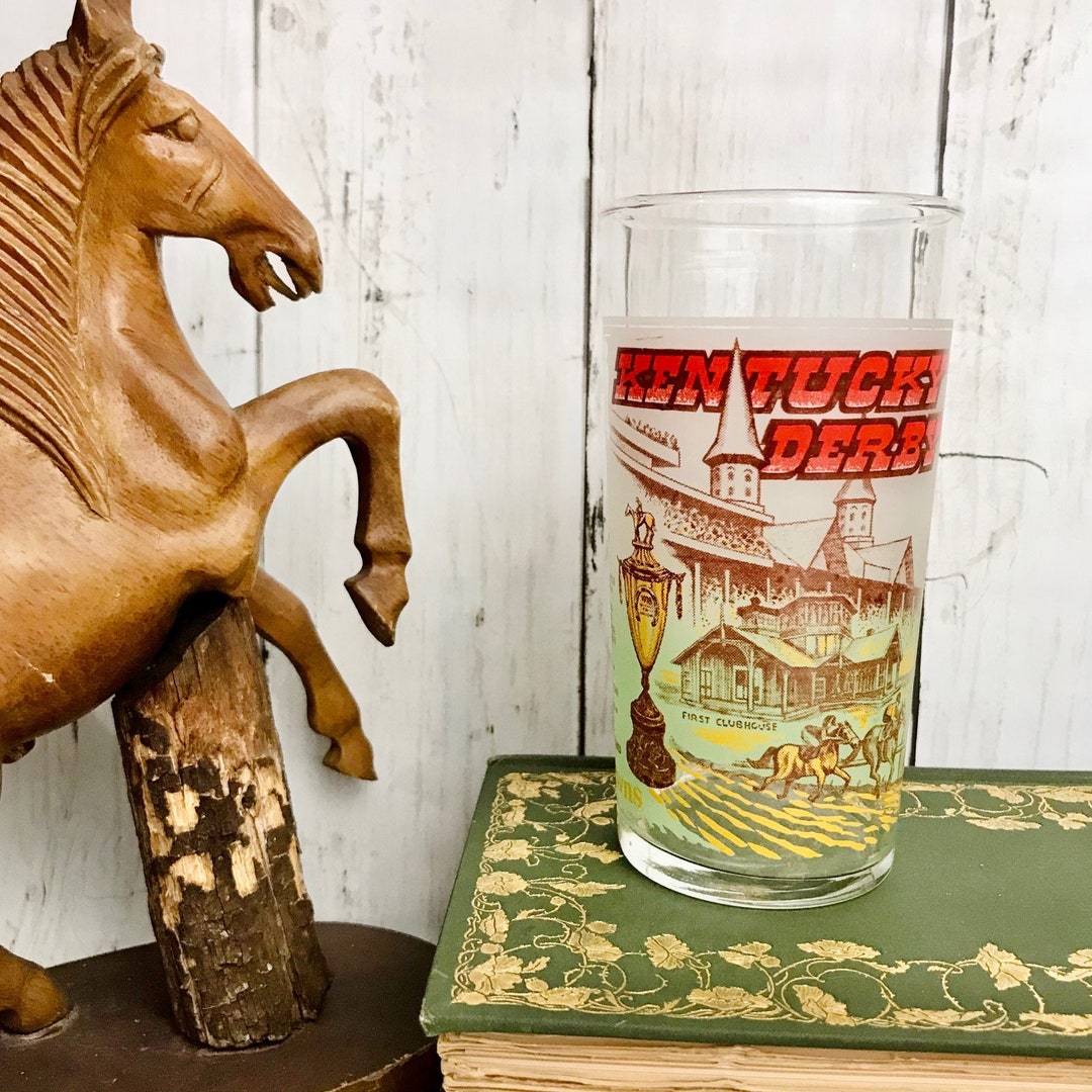 1978 Kentucky Derby Drinking Glass Run for the Roses American