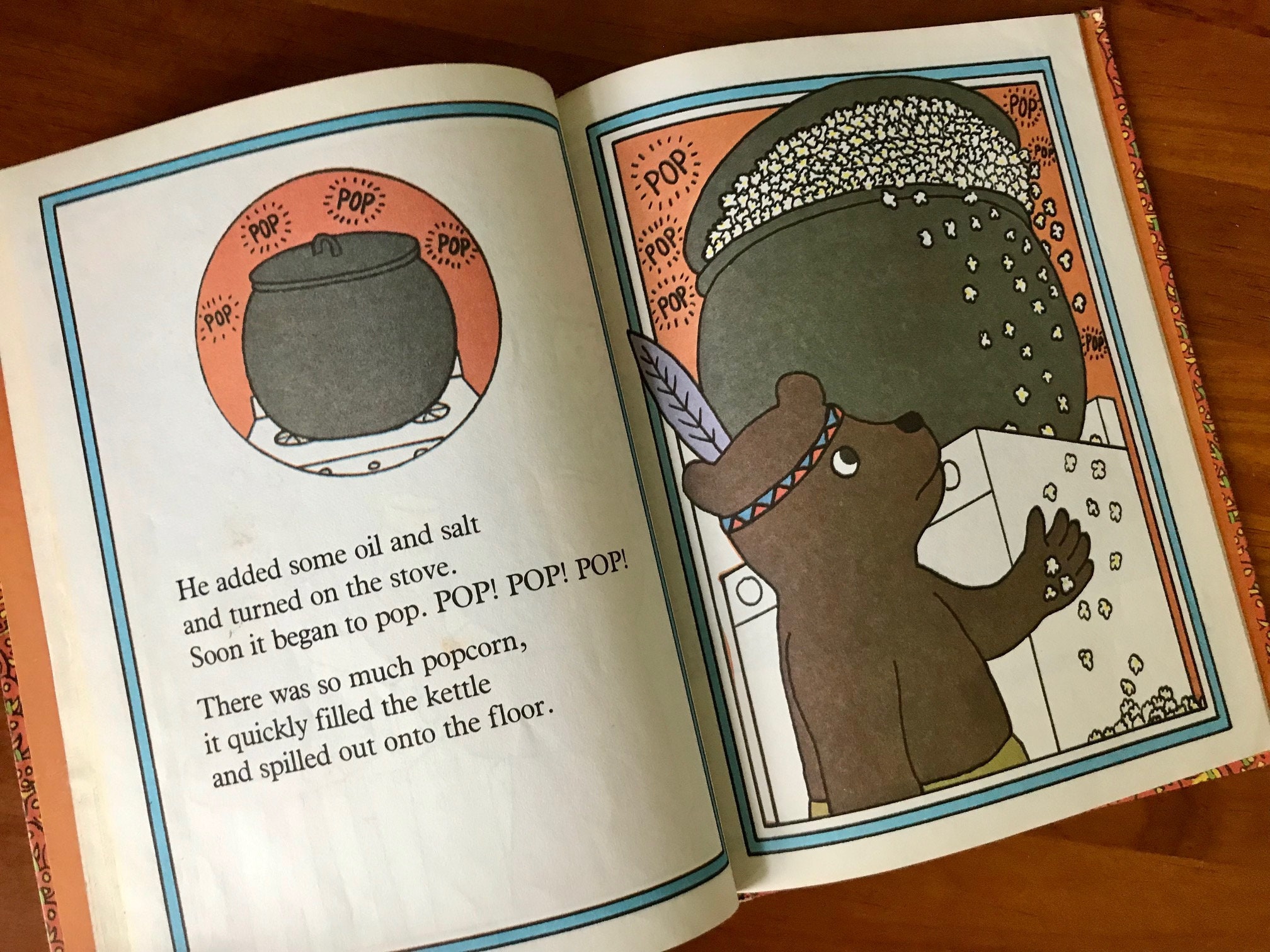 1979 Popcorn A Frank Asch Bear Story Hardcover Parents' Etsy