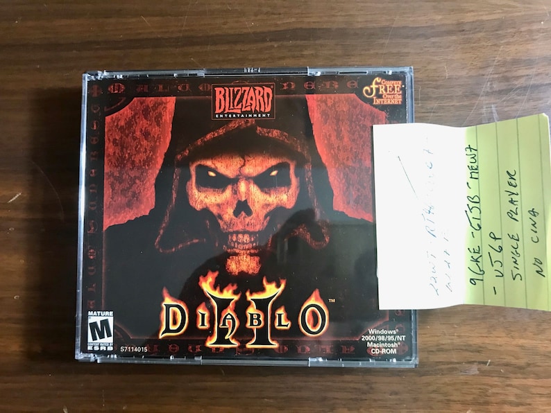 Diablo ll 2 Two PC CD-ROM Vintage Computer Game Blizzard Entertainment Rated Mature Gamer 18 Collectible image 6