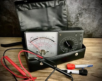 Kyoritsu KEW-6610 Multi-tester Made in Tokyo Japan With Case High Sensitivity Lightweight Automatic Overload Protection Vintage Multimeter