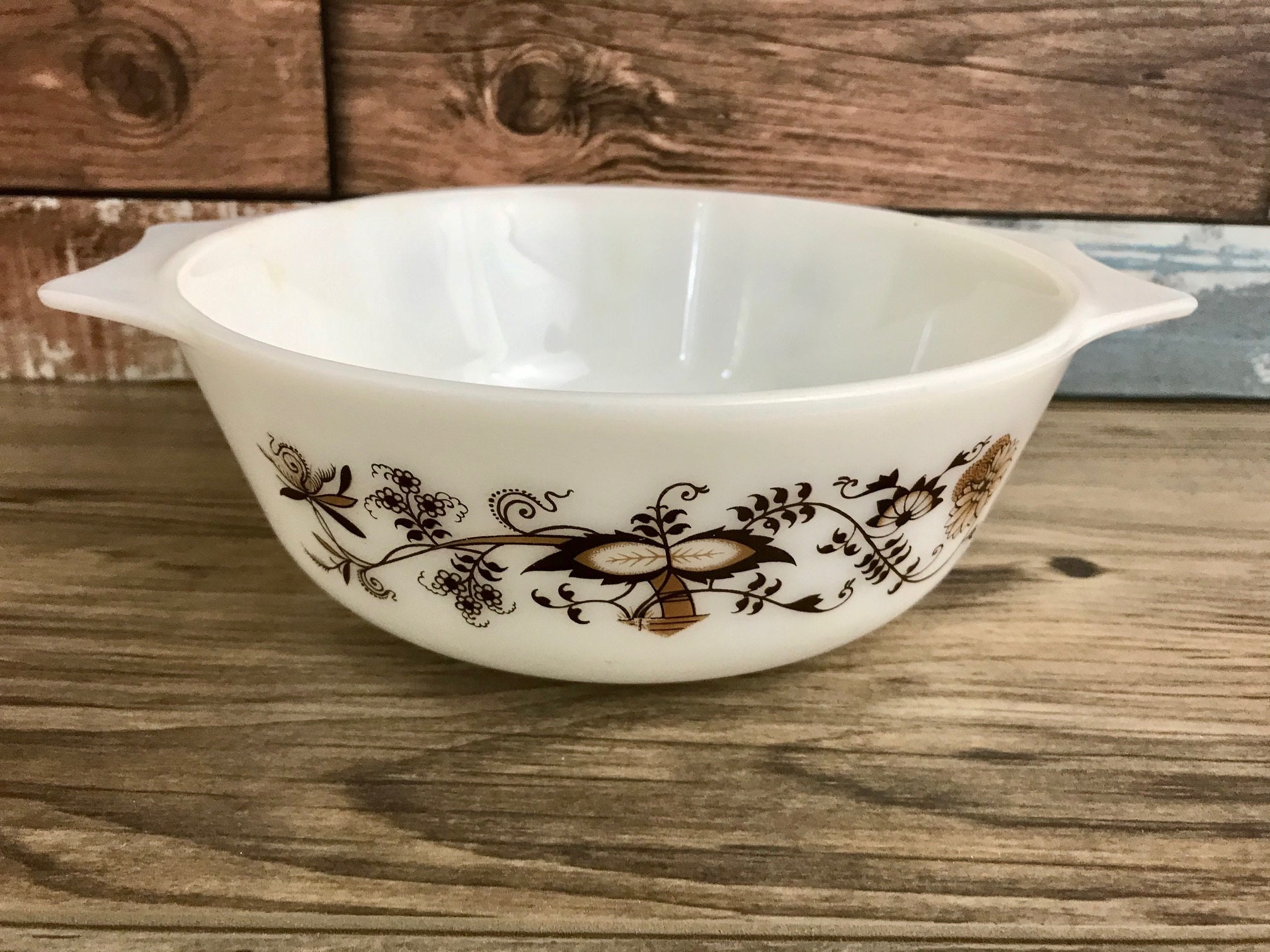 Ensemble de deux casserole anglais Angleterre Pyrex One Vine Etsy