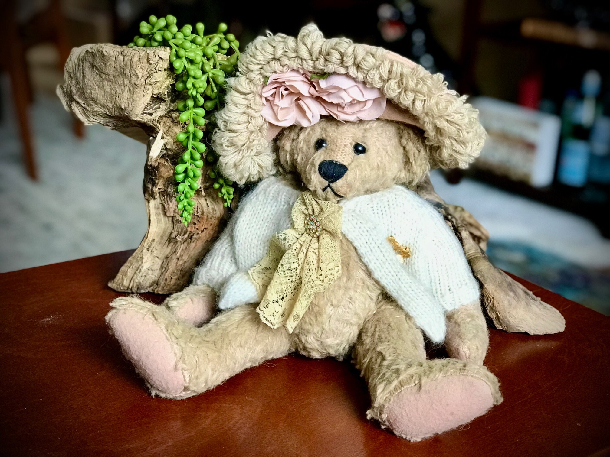 Ashton Drake Gallery Teddy Bears Bear 1999 Vicky Lougher Hat