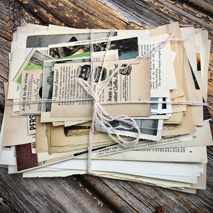 100+ Pièces vintage Éphémère Pack Cars Modèle Blueprints Annonces Magazines Pages Dictionnaires Livre de cuisine Livre pour enfants Romans occidentaux Perry Mason