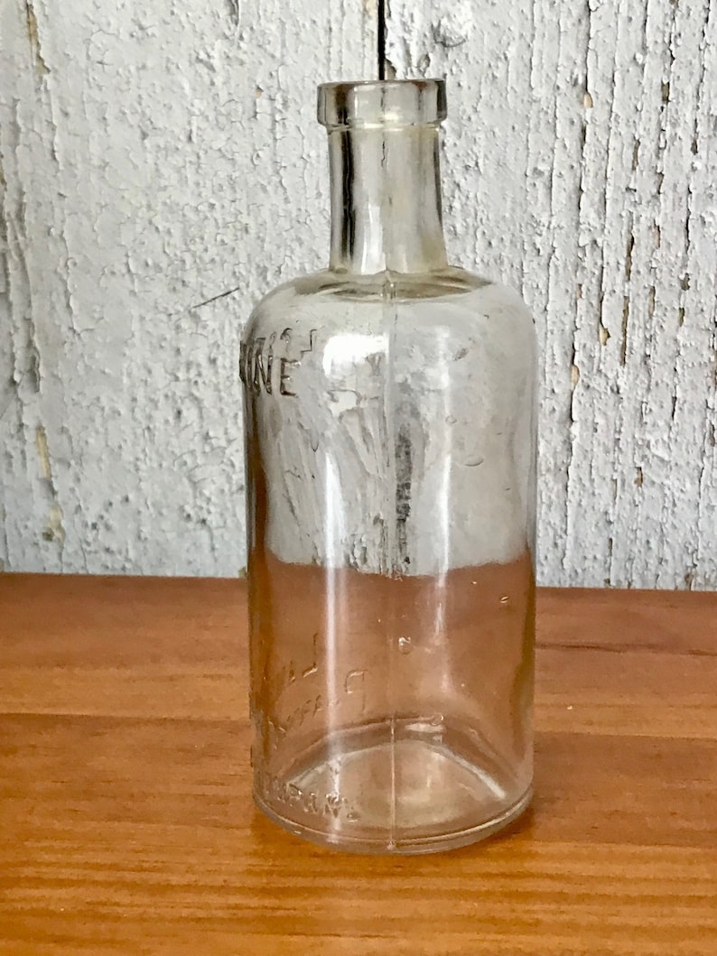 Antique Vintage Glass Listerine Bottle Lambert Pharmacal Etsy