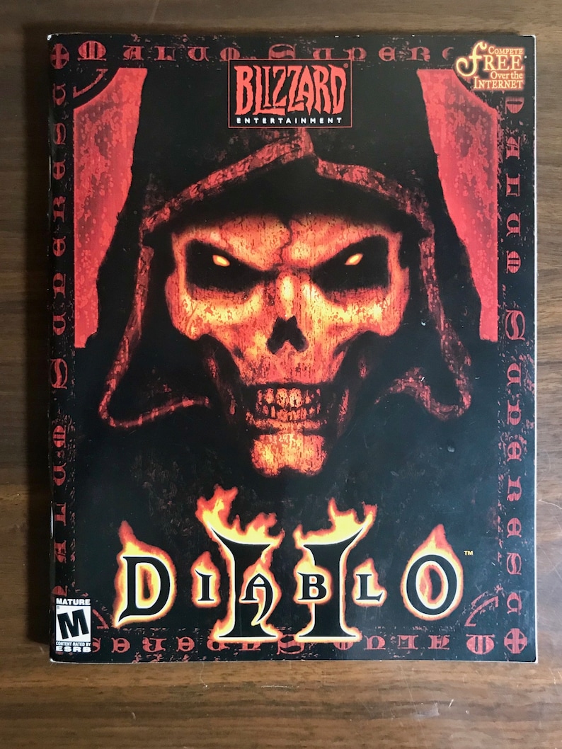 Diablo ll 2 Two PC CD-ROM Vintage Computer Game Blizzard Entertainment Rated Mature Gamer 18 Collectible image 10