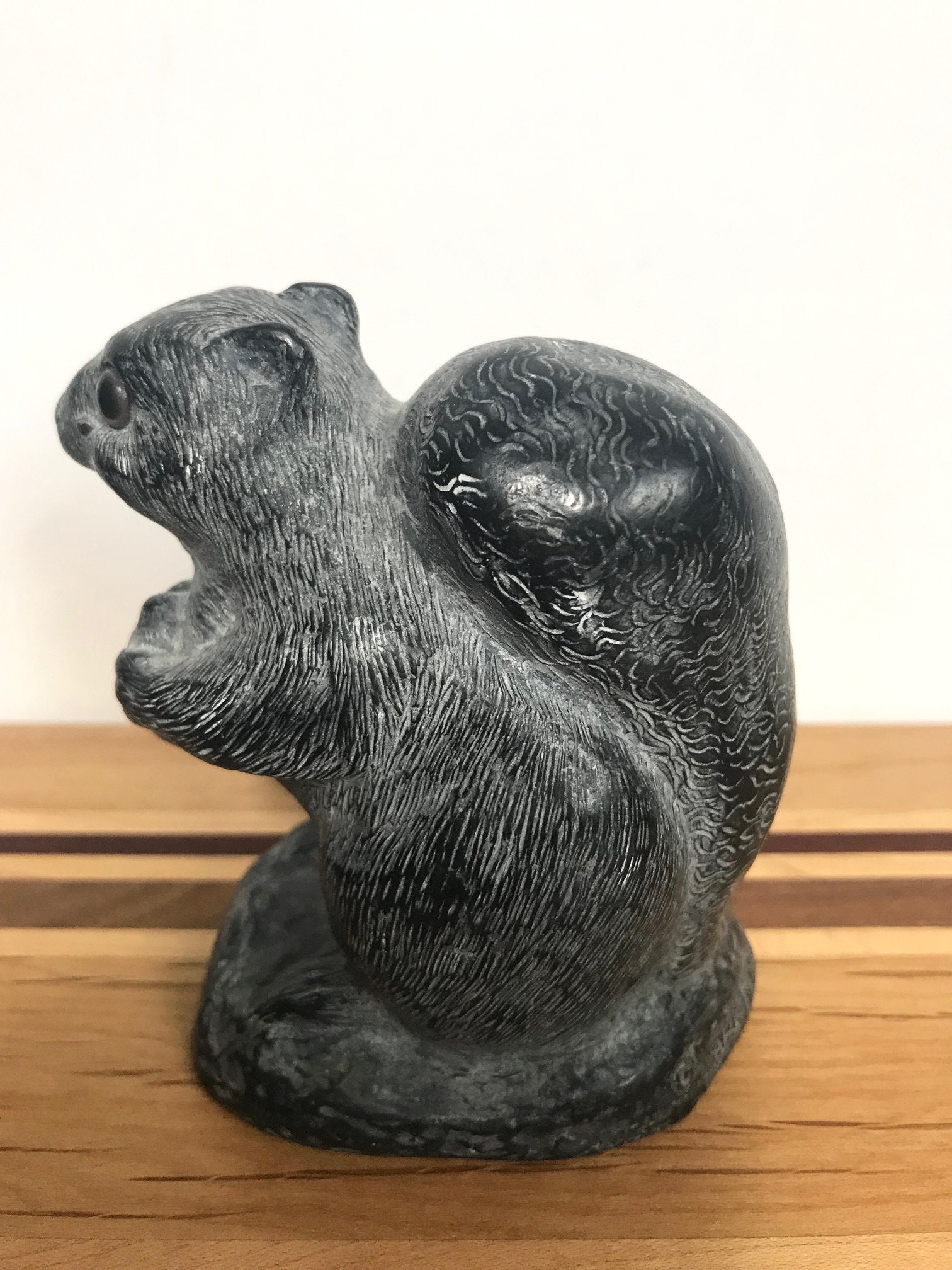Aarktik Sculptures Hand Made in Canada Squirrel Figurine - Etsy Canada