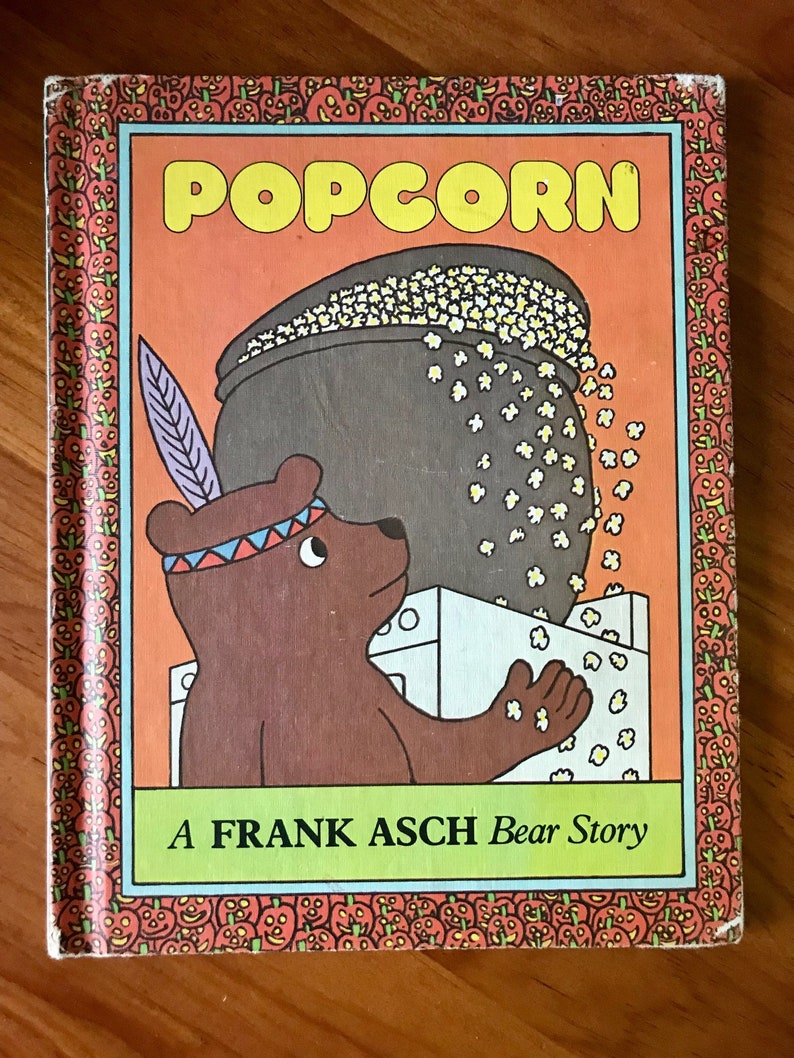 1979 Popcorn A Frank Asch Bear Story Hardcover Parents' Etsy