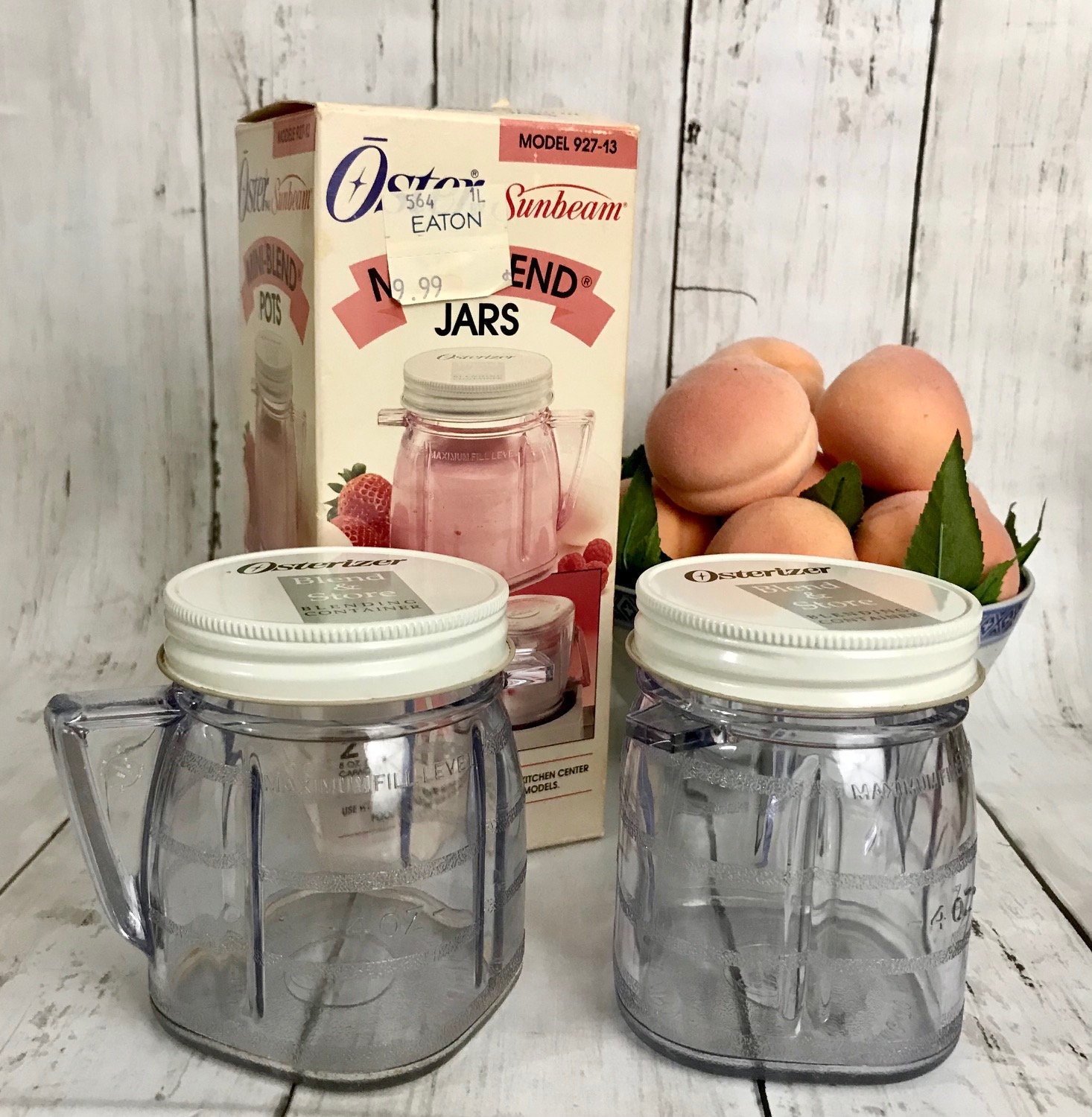 Brentwood P-OST722 Replacement Glass Jar Set, Oster Blender Compatible,  0.33 Gallon Capacity