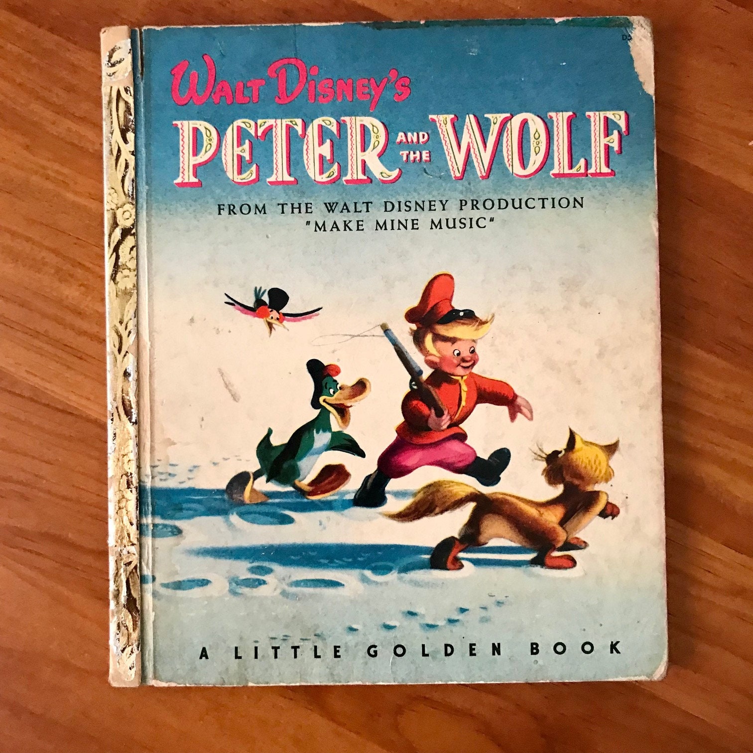 1947 Walt Disney's Peter and the Wolf Little Golden Book Etsy