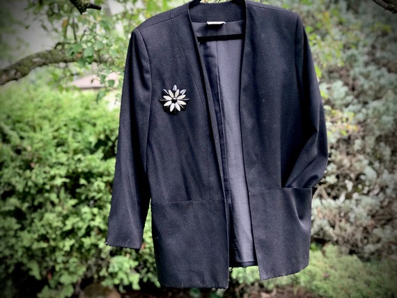 Ladies black blazer size 16 cheap