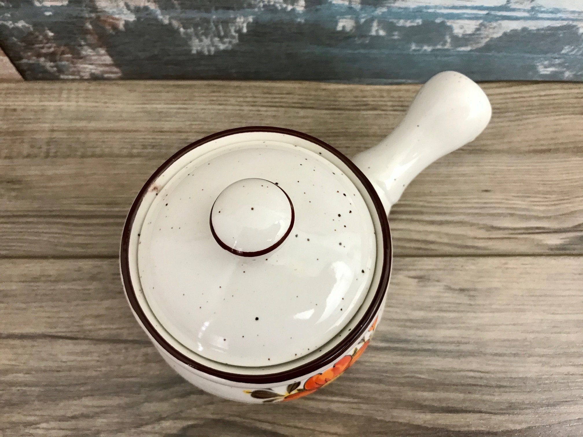 Set of 4 Oven Proof Valencia Ramekin Covered Soup Bowls Lid Etsy