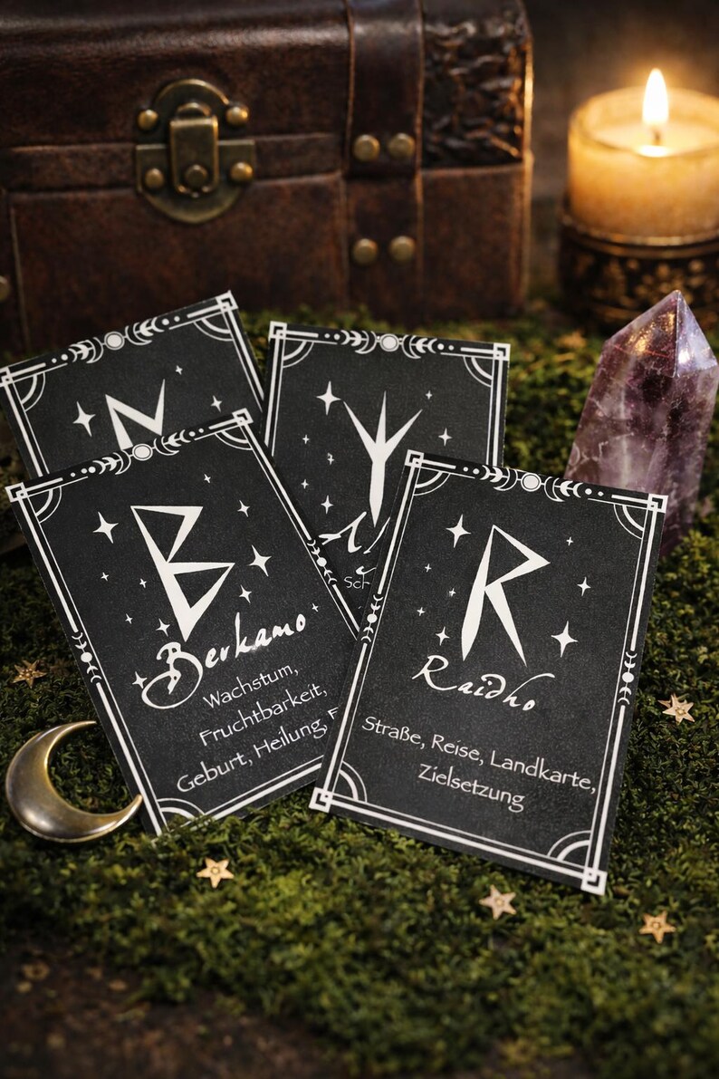 Rune Oracle Cards – All Runes in the Set | Laminated & Intuitive to Use ...
